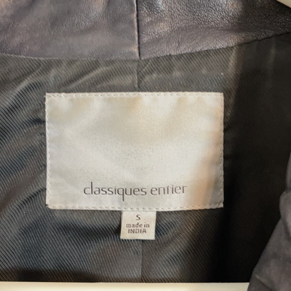 Classiques entier plum leather jacket beautiful size small - Picture 3 of 8